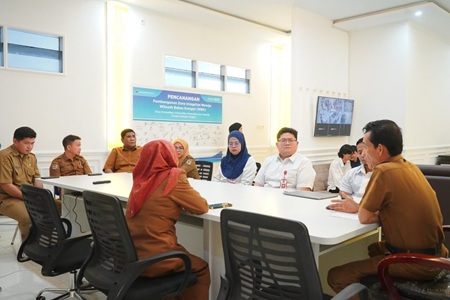 Pemprov Sulteng Perkuat Keamanan Siber, Diskominfosantik Terima Audiensi BSSN untuk Pengukuran PTKKS