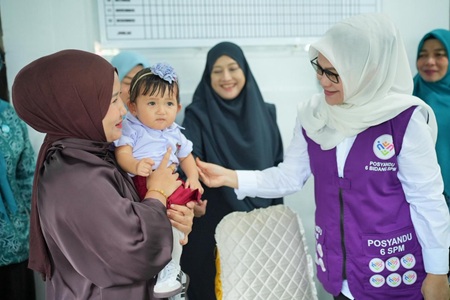 Ketua TP PKK Gowa Apresiasi Seluruh Kader di Hari Posyandu Nasional