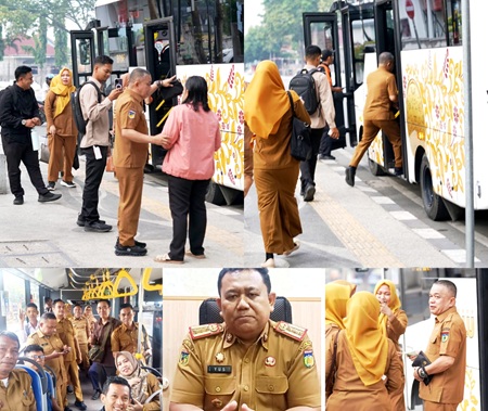 Kebijakan Efisiensi Pemkot Palu, ASN Berangkat Kerja Wajib Gunakan Bus Trans Palu