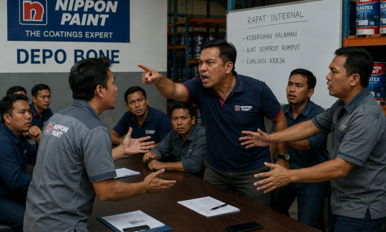 Diduga Ucapan Kasar Saat Rapat, Karyawan dan Pimpinan Depo Cat di Bone Sempat Adu Mulut