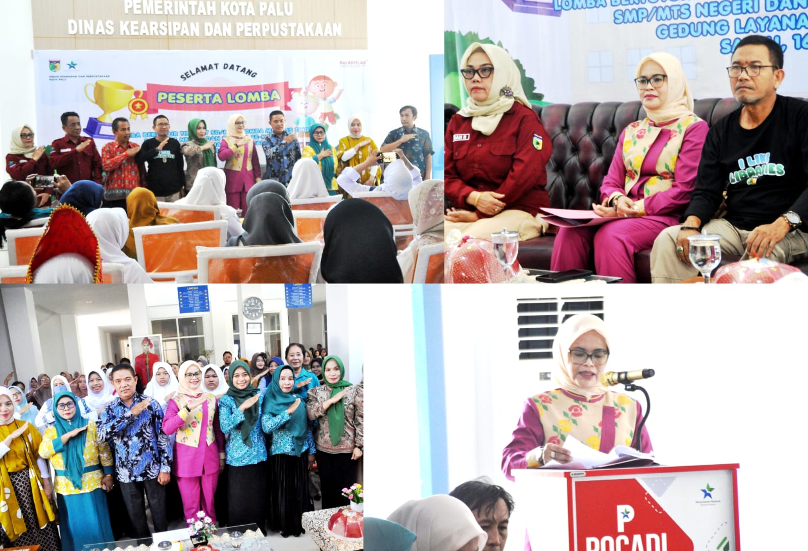 Dinas Kearsipan dan Perpustakaan Gelar Lomba Menulis Tingkat SMP/Mts Negeri dan Swasta di Kota Palu