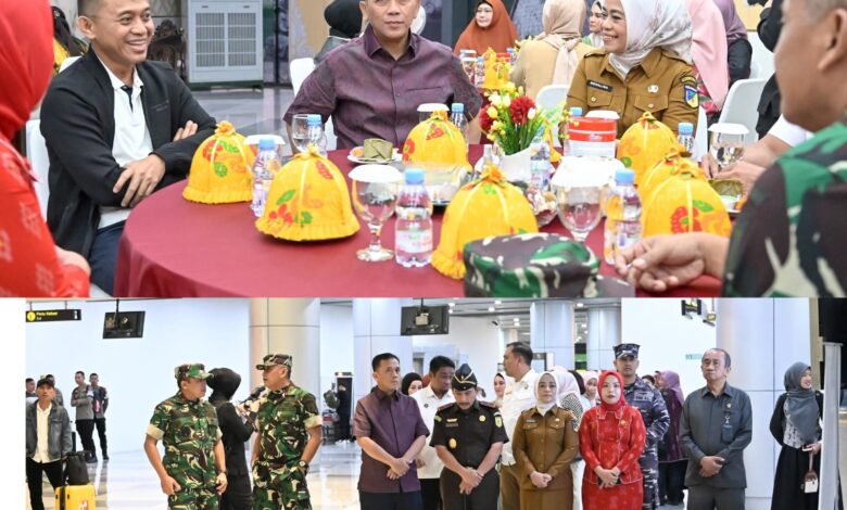 Sekprov Sulteng Sambut Kedatangan Kapolda Baru Brigjen Pol Nasri di Bandara Mutiara SIS Al-Jufri