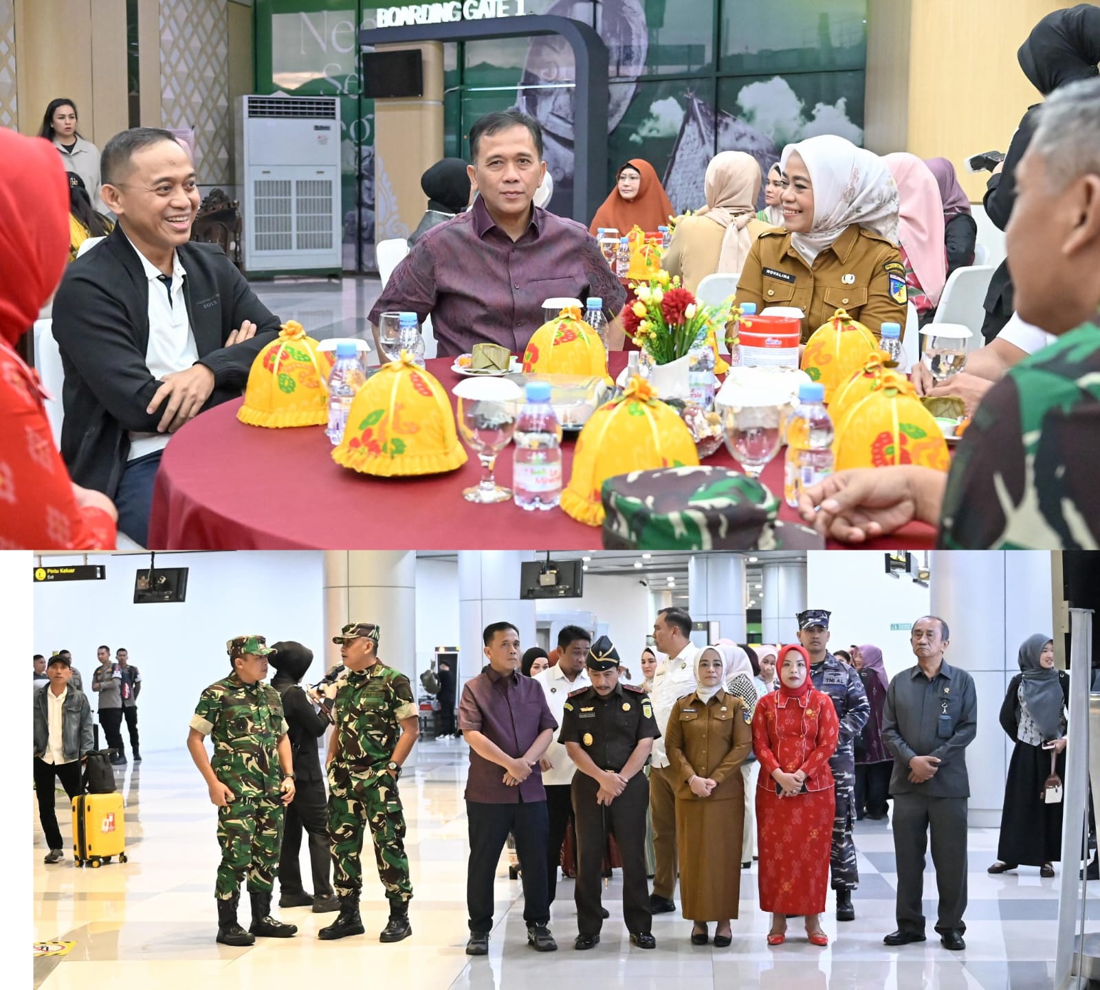 Sekprov Sulteng Sambut Kedatangan Kapolda Baru Brigjen Pol Nasri di Bandara Mutiara SIS Al-Jufri