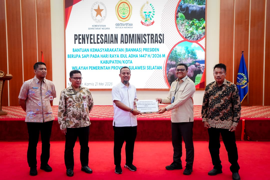 Sulsel Kebagian 25 Sapi Kurban Bantuan Presiden Prabowo, Gubernur Andi Sudirman: Akan Disalurkan ke Wilayah Prioritas