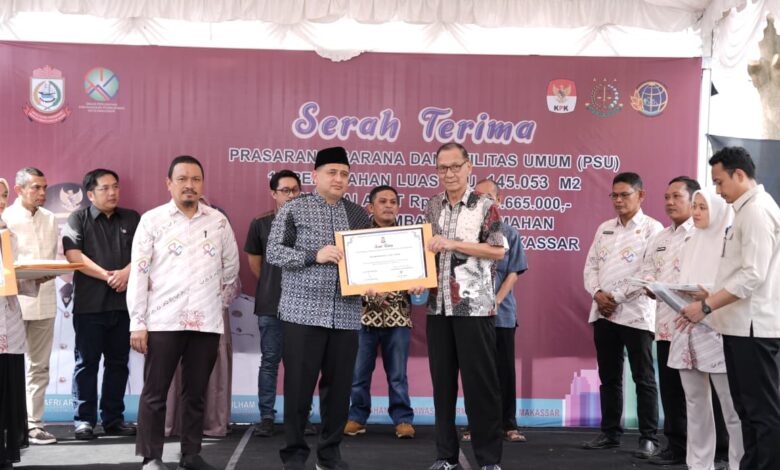 Tegas ke Pengembang, 14 PSU Perumahan Diserahkan ke Pemkot Makassar