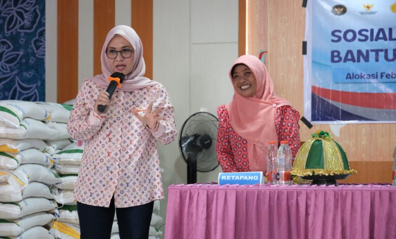 Pemkab Gowa bersama Bulog Salurkan Bantuan Pangan Ke Masyarakat Bontomarannu
