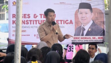 Reses di Lompobattang, Wakil Ketua DPRD Makassar Eric Horas Soroti Kasus Begal yang Marak