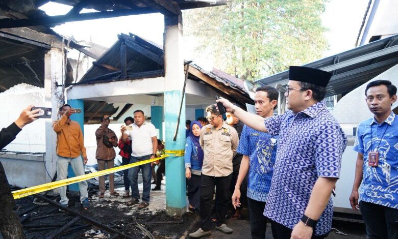 Wabup Gowa Tinjau RSUD Syekh Yusuf Pasca Kebakaran Untuk Memastikan Pelayanan Tetap Berjalan