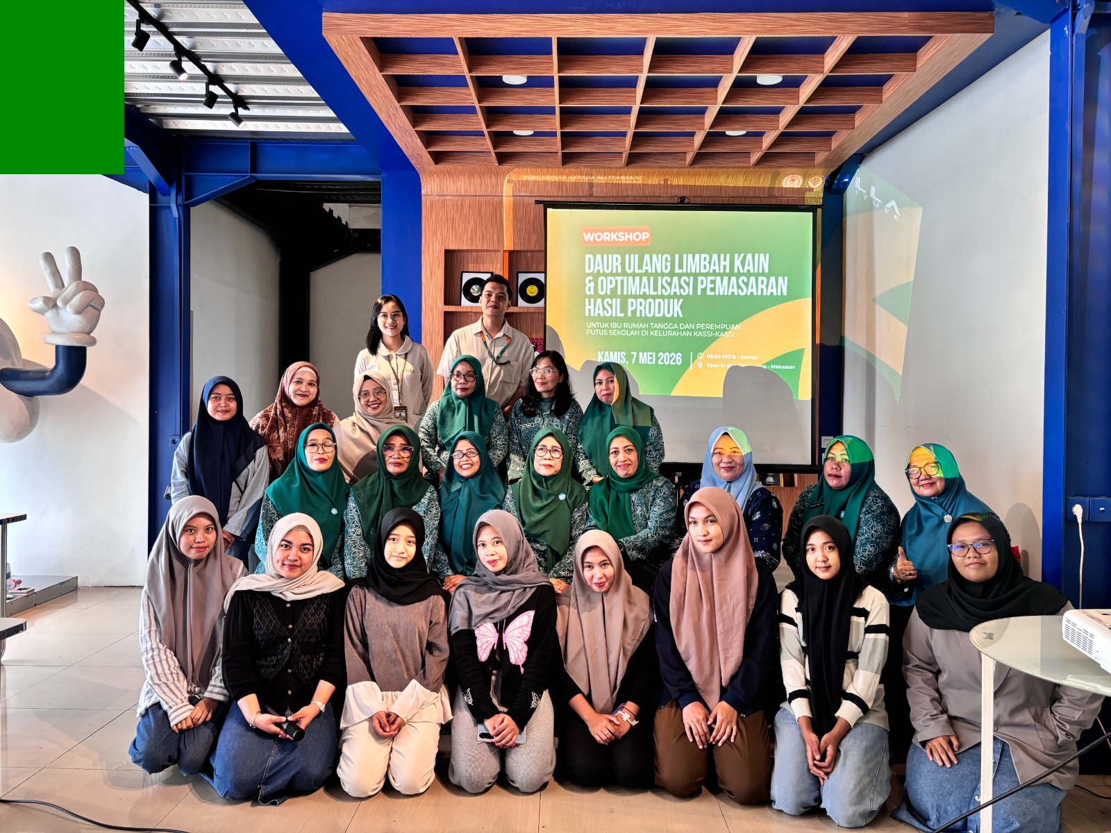 Kalla Institute Dorong IRT Kassi-Kassi Olah Limbah Kain Jadi Produk Bernilai Ekonomi