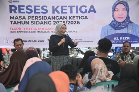 Reses di Lorong Salemba, Anggota DPRD Makassar Rezki Ajak Masyarakat Jaga Kebersihan