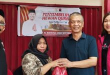 PDI Perjuangan Sulsel Salurkan 151 Hewan Kurban, Ridwan Andi Wittiri: Kurban Wujud Kesalehan Sosial