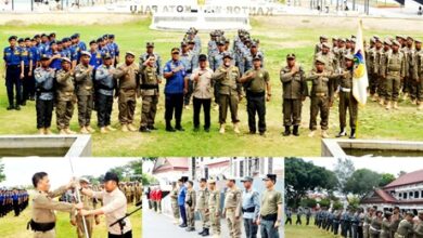 Asisten II Setda Kota Palu Lepas Kontingen Satpol PP, Linmas, dan Damkar ke Kabupaten Tolitoli Ikuti HUT Gabungan