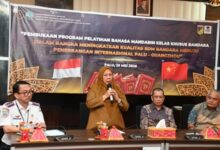 Wagub Sulteng Buka Pelatihan Bahasa Mandarin untuk Perkuat SDM Bandara Internasional Mutiara SIS Al-Jufri