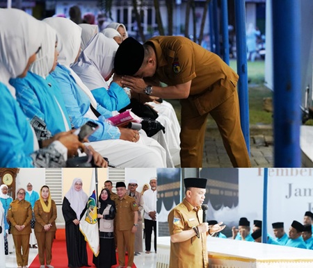 Hadianto Rasyid Pimpin Pelepasan Jemaah Haji Kota Palu 2026