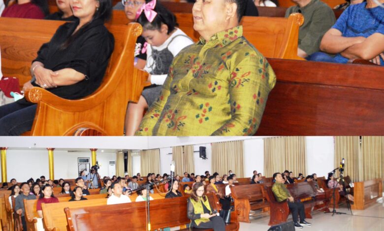 Wakili Wali Kota Palu Kepala BKPSDMD Hadiri Paradise Gloria "One Heart One Voice for God