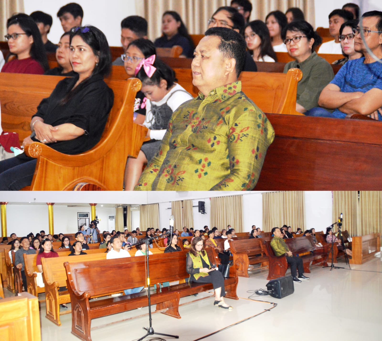 Wakili Wali Kota Palu Kepala BKPSDMD Hadiri Paradise Gloria "One Heart One Voice for God