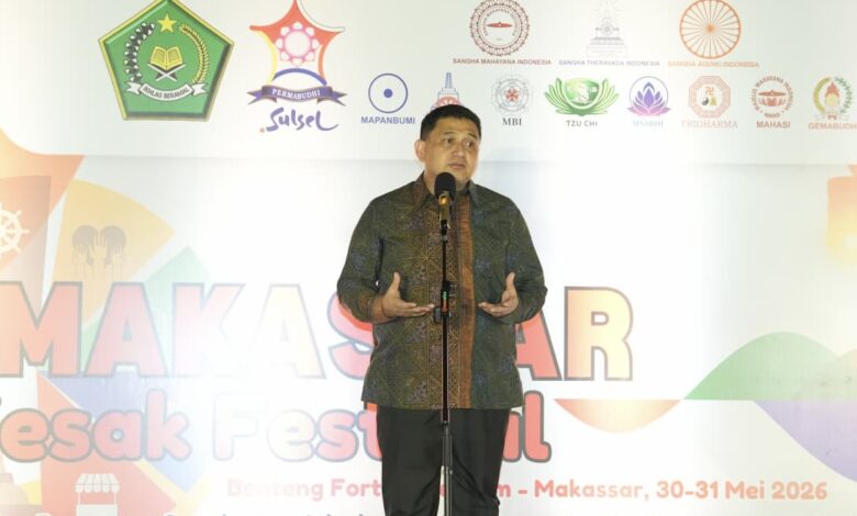 Wali Kota Makassar Tegaskan Kota Toleransi saat Hadiri Sannipata Waisak 2570 BE/2026