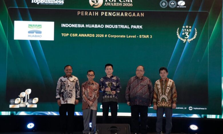 Huabao Raih Top CSR Awards 2026 Bintang Tiga, Bukti Komitmen Bangun Masyarakat Morowali