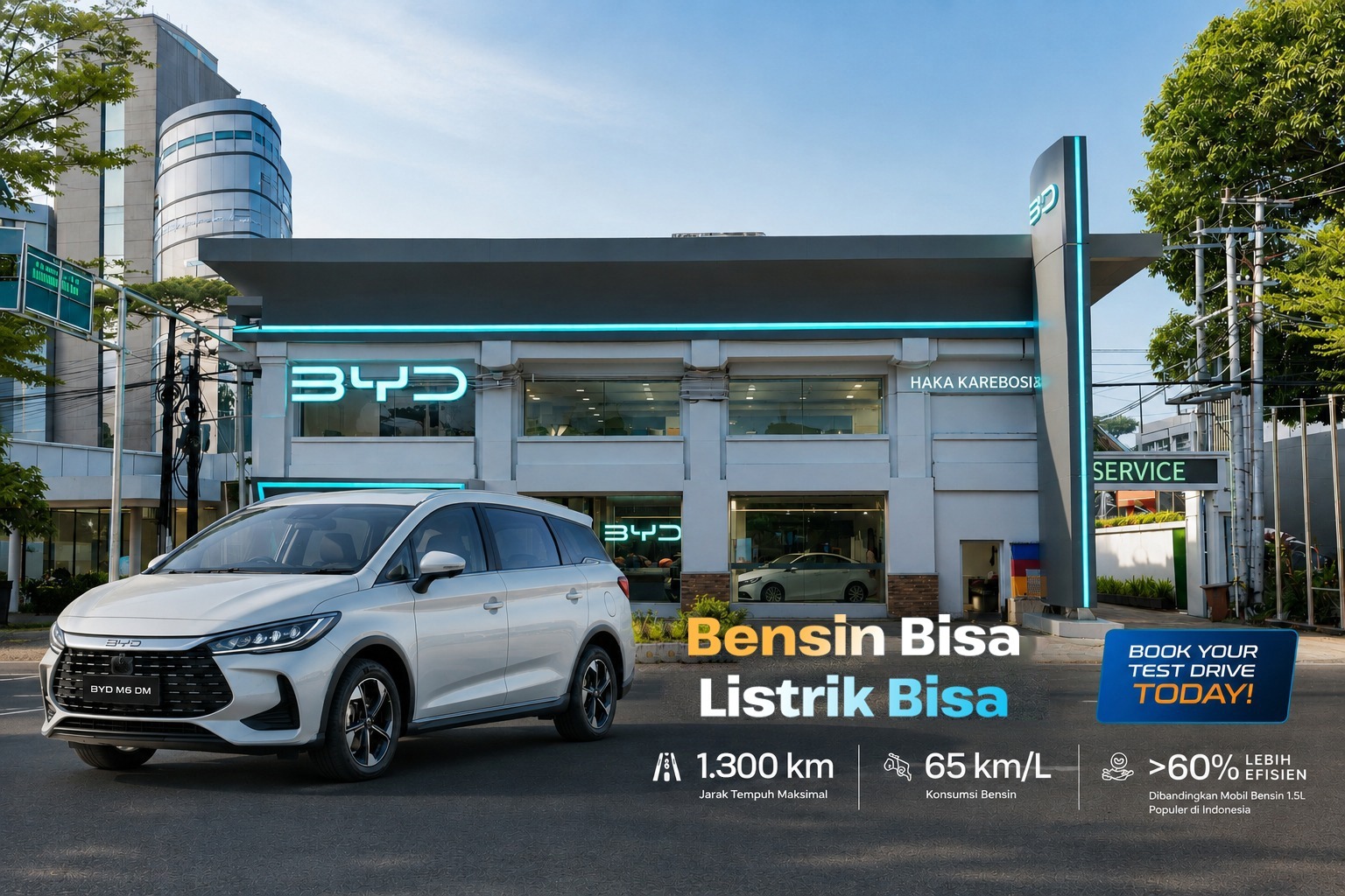 BYD M6 DM Makassar