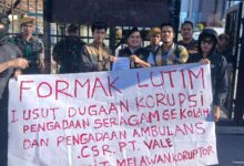 Gelar Aksi di Kejati Sulsel, FORMAK LUTIM Desak Penuntasan Kasus Korupsi di Luwu Timur