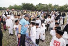 Pemkab Gowa Perkuat Syiar Islam, Darmawangsyah Muin Buka Jalan Sehat Pawai Muharram 1448 Hijriah