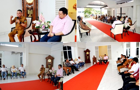 Hadianto Rasyid Pimpin Pertemuan Bersama KONI Kota Palu dan 46 Ketua Cabor Bahas Peningkatan Prestasi Atlet