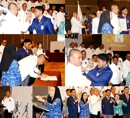 Hadiri Pelantikan Pengurus dan Raker KONI Kota Palu Masa Bakti 2025-2029, Imelda Liliana Harap Semua Cabor Cetak Prestasi