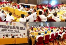 Rapat Kerja KONI Kota Palu Bahas Penguatan Pembinaan Prestasi dan Program Kerja Cabang Olahraga
