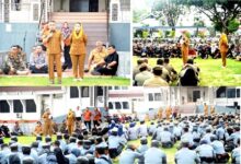 Pimpin Apel Gabungan, Wali Kota Palu Sampaikan Keberhasilan Pembangunan