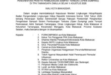 Instruksi Wali Kota Mulai 1 Agustus 2026, TPA Tamangapa Hanya Terima Sampah Residu