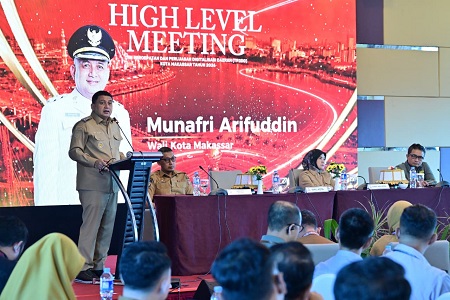 Buka High Level Meeting TP2DD, Appi Minta Digitalisasi Pemkot Makassar Berorientasi Hasil