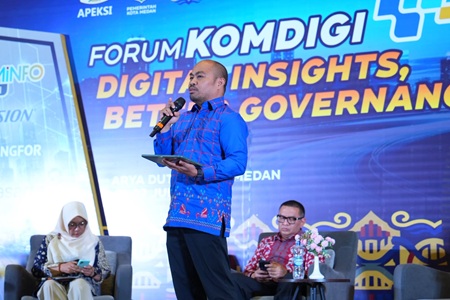 Kadis Kominfo Makassar Paparkan Keunggulan LONTARA+ di Forum Komdigi, Rakernas APEKSI 2026