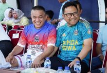Laga Persahabatan Pemkab Gowa dan Pemkot Palu, Wabup: Momentum Jaga Silaturahmi Antardaerah