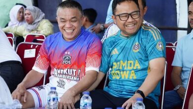 Laga Persahabatan Pemkab Gowa dan Pemkot Palu, Wabup: Momentum Jaga Silaturahmi Antardaerah