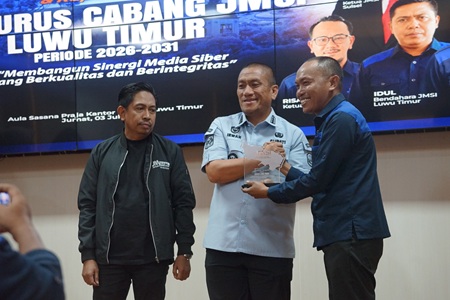 Bupati Luwu Timur Apresiasi Pelantikan JMSI, Dorong Media Siber Profesional dan Berintegritas