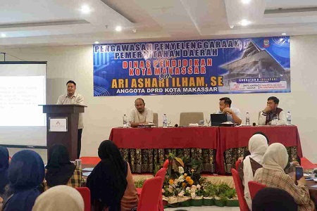 Anggota DPRD Makassar Ari Ashari Ilham Perkuat Sinergi Pengawasan Pemerintahan Daerah Angkatan VIII Bersama Disdik