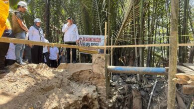 Atasi Akses Warga yang Terputus, Pemkot Makassar Kebut Pembangunan Jembatan Kaccia