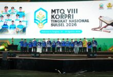 MTQ VIII KORPRI Nasional 2026 Resmi Dibuka Menteri Agama, Gubernur Sulsel Sambut Kafilah