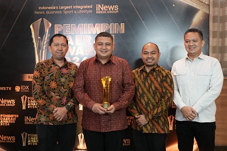 Satu-satunya dari Sulsel, Wali Kota Munafri Terima Penghargaan Inovasi Pemimpin Daerah Award 2026
