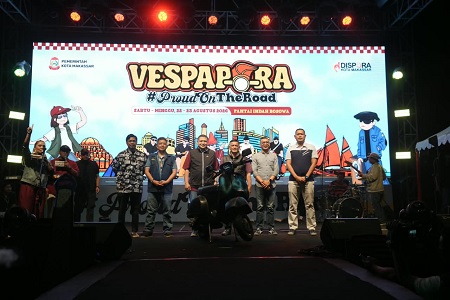 VESPAPORA 2026 Jadi Langkah Awal, Wali Kota Appi Bidik Komunitas Vespa Dunia ke Makassar