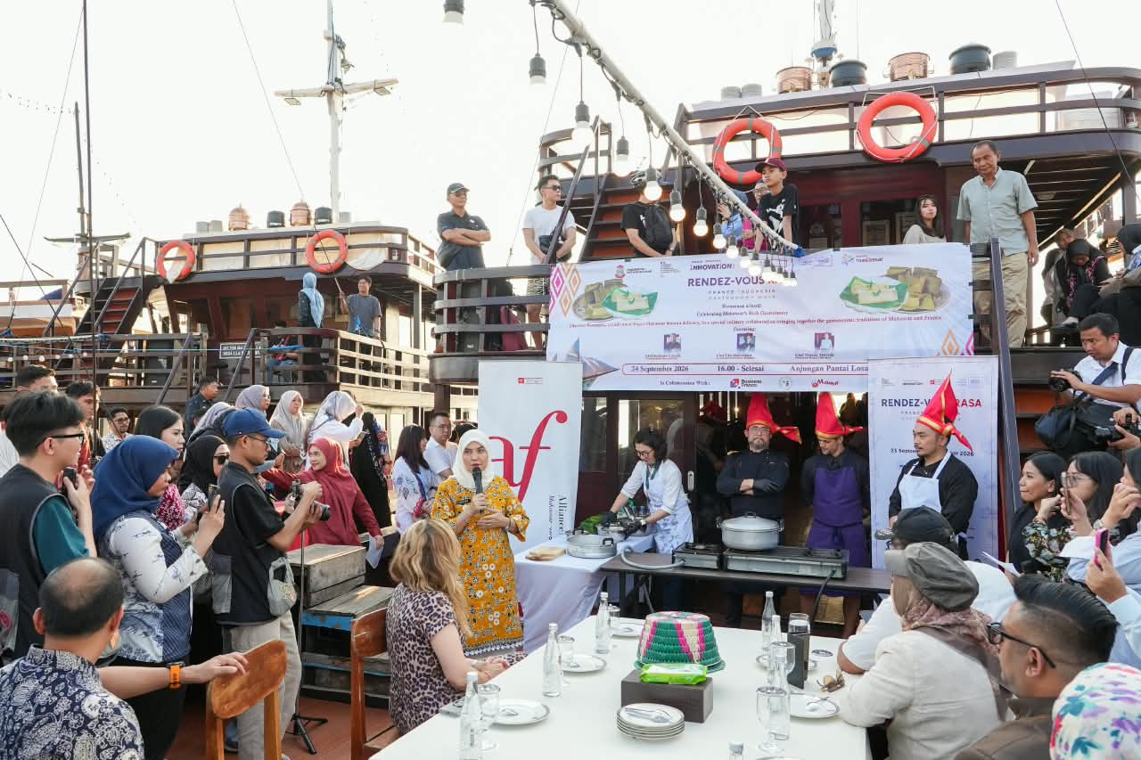 Aliyah Mustika Ilham Dorong Barongko Go International Lewat Kolaborasi Gastronomi Makassar-Prancis