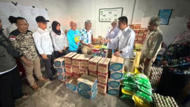Gerindra Makassar Bantu Korban Kebakaran Asrama Kodam Mattoanging