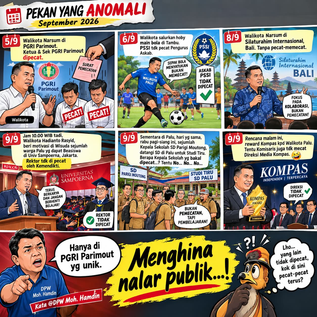 # Catatan Ringan dari Yusuf Wempy Mempertajam Anomali: Palu dan Sekitarnya, di bulan September 2026
