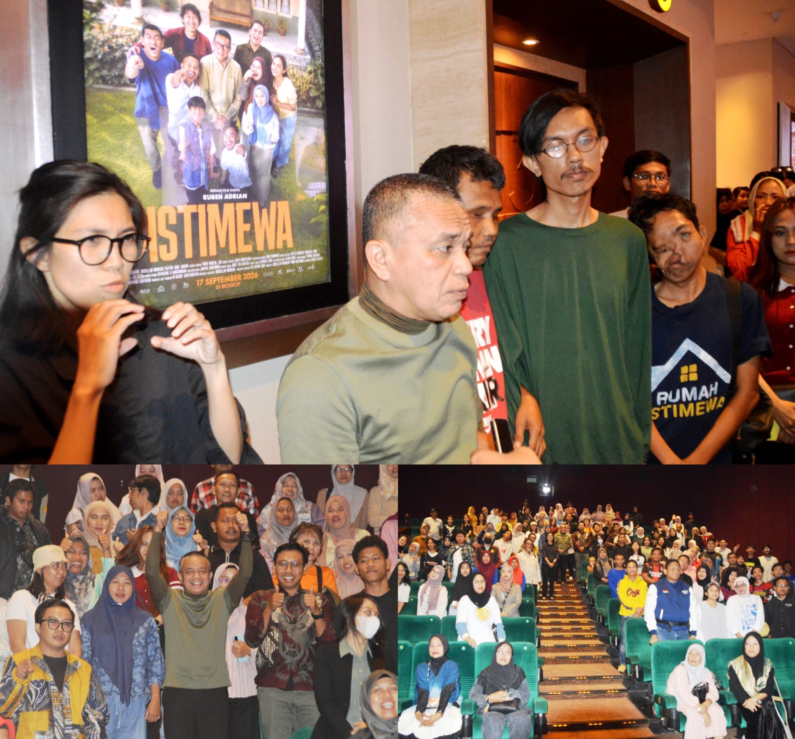 Wujud Kota Inklusif, Wali Kota Palu Nobar Film 'Istimewa' Bersama Penyandang Disabilitas
