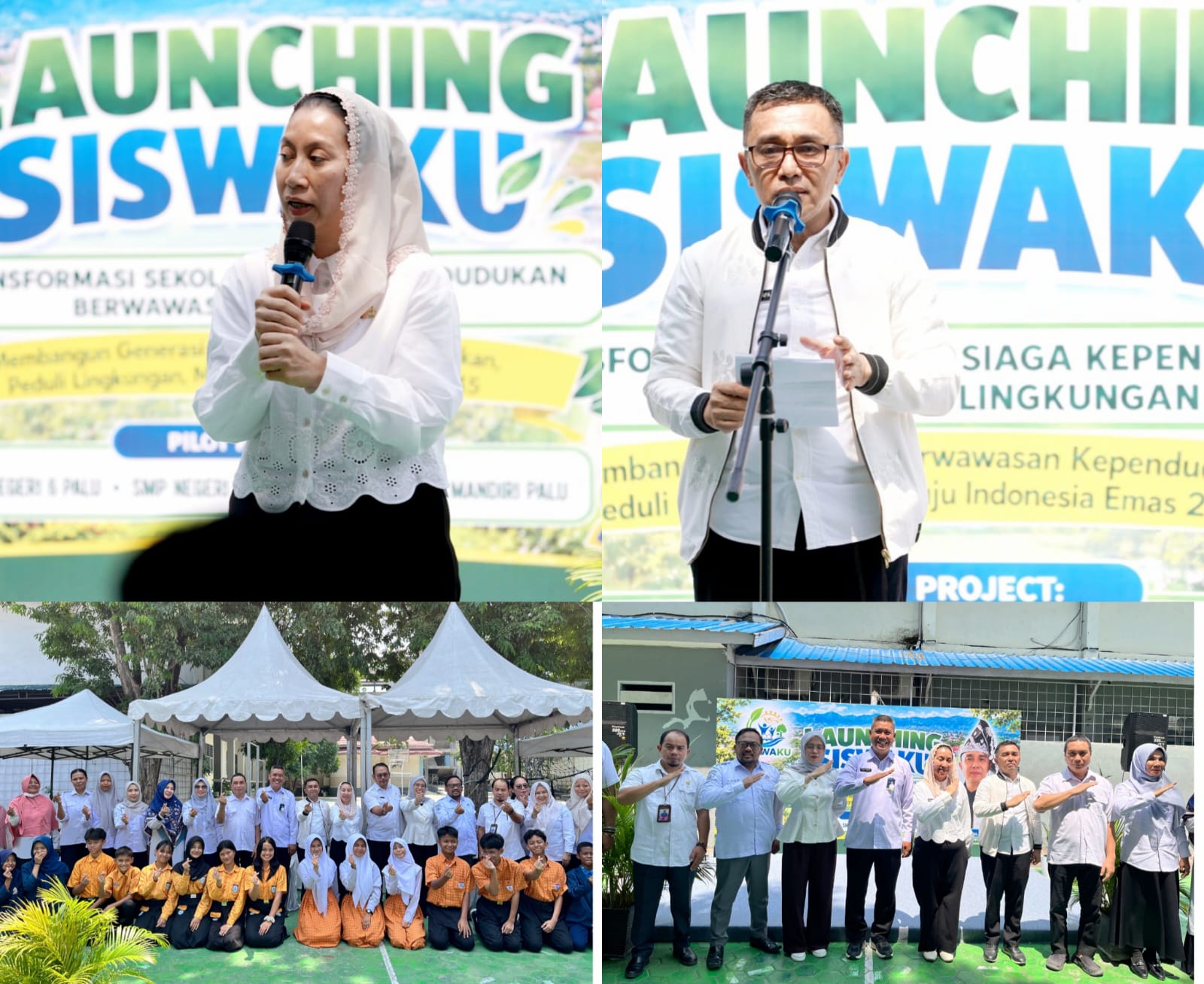 Dinas P2KB Kota Palu Launching Inovasi SISWAKU di SMP Al Azhar Mandiri