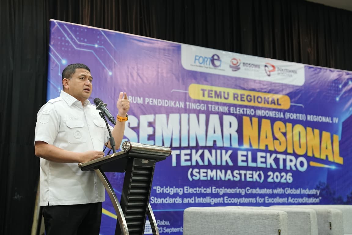 Munafri Tantang Lulusan Teknik Elektro Ciptakan Lapangan Kerja di Makassar