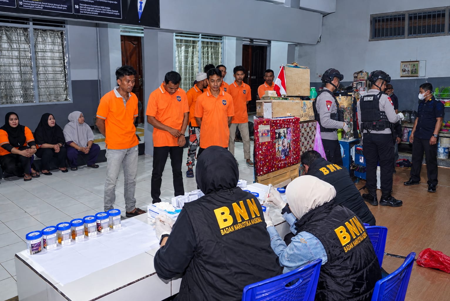 Sinergi TNI-Polri dan BNNK, Lapas Watampone Gelar Penggeledahan hingga Tes Urine
