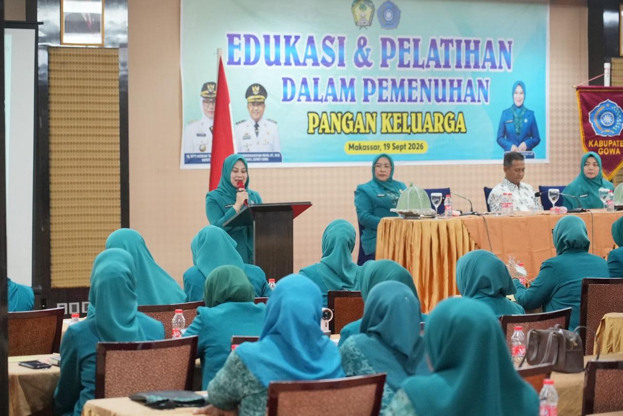 TP PKK Gowa Dorong Warga Manfaatkan Pekarangan untuk Ketahanan Pangan Keluarga
