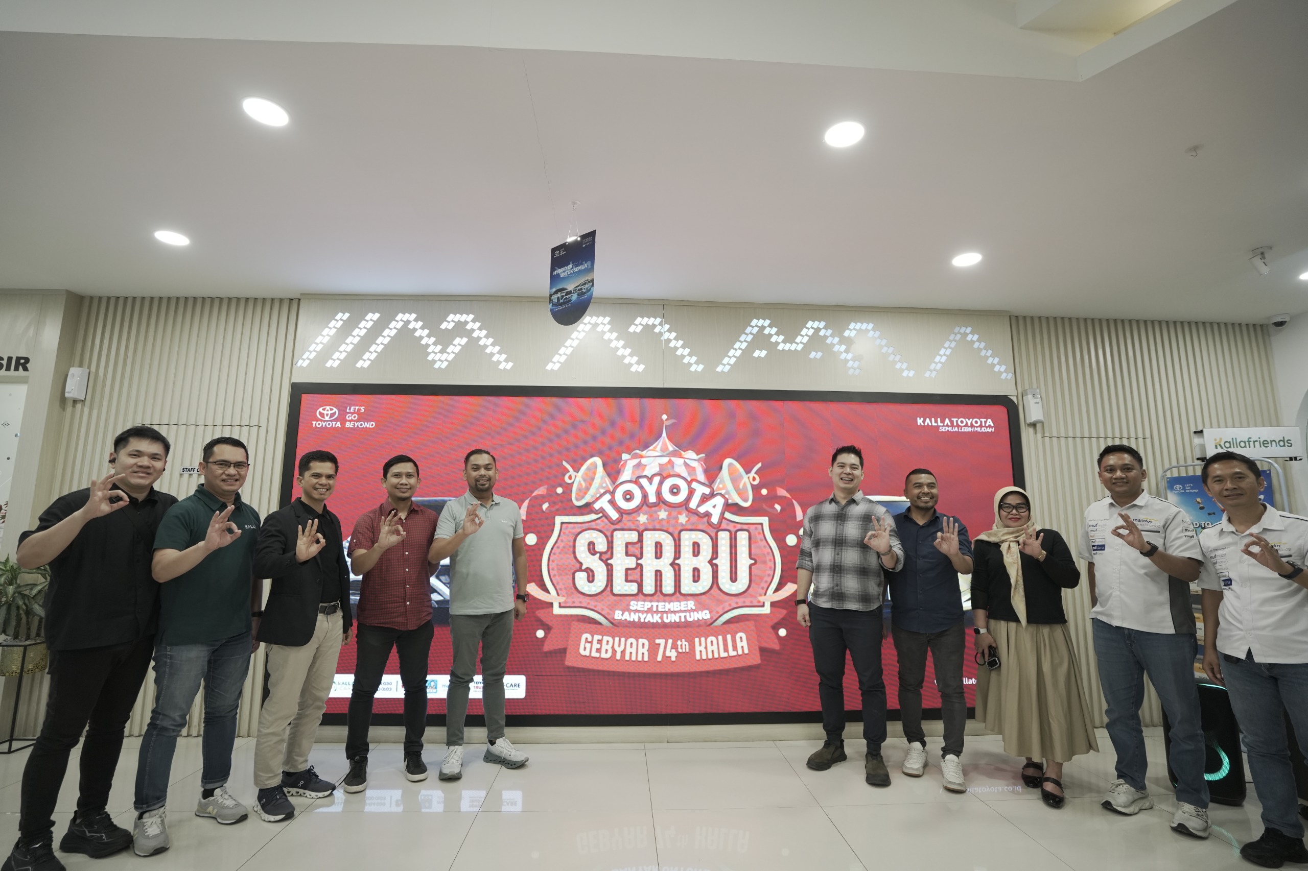 Toyota Serbu Hadir di Makassar, Kalla Toyota Tebar Promo dan 74 Hadiah Spesial