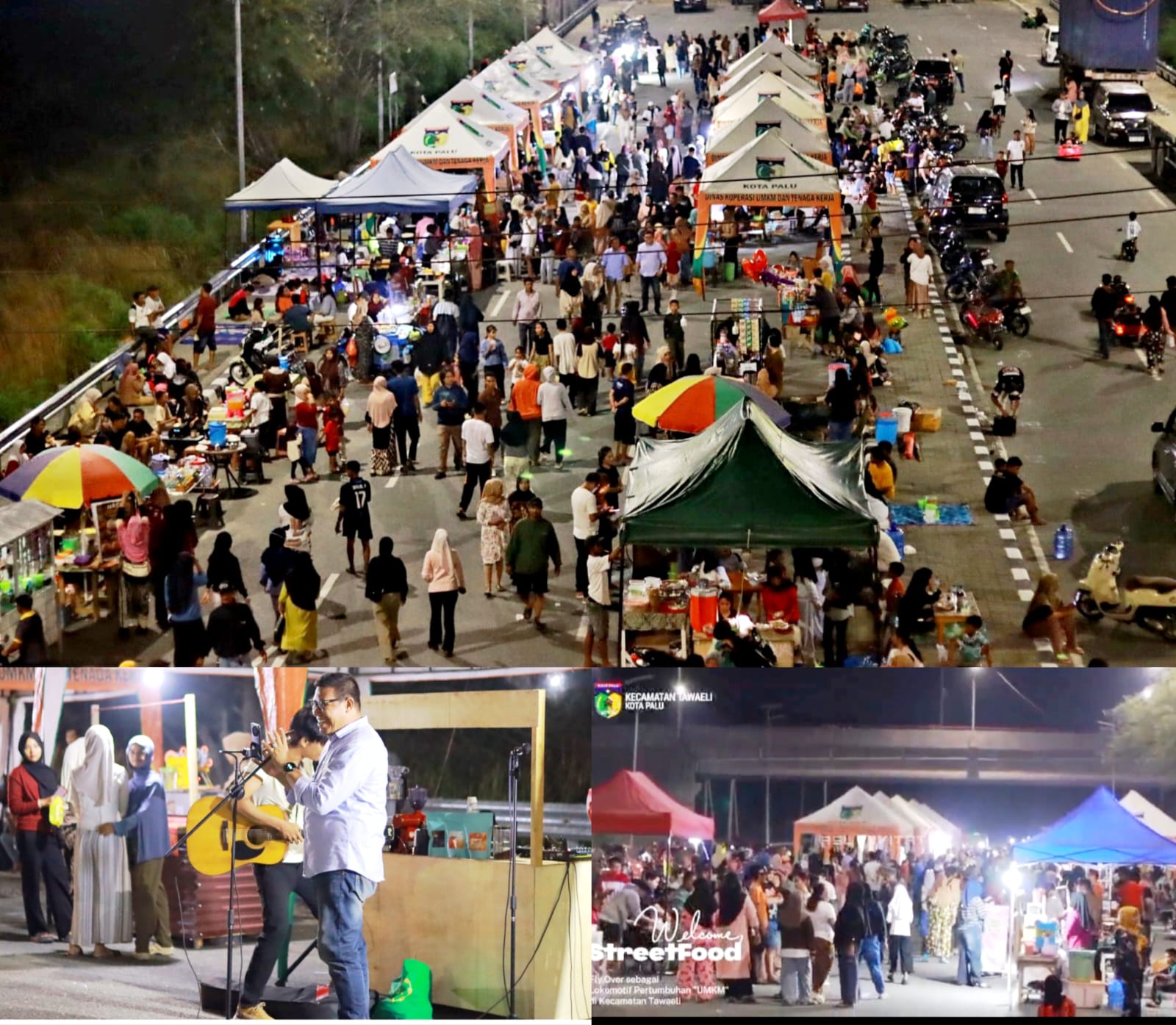Hadir Inovasi Baru di Tawaeli, Sulap Bawah Flyover Jadi Pusat Street Food Konita